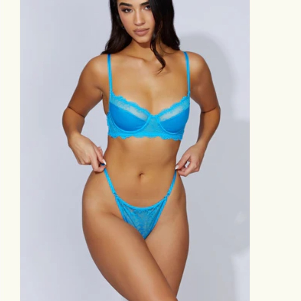 Meshki Posie lace satin Bra